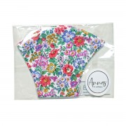 Liberty Tana Lawn Cotton Face Mask - Honeydew Blue Red Yellow